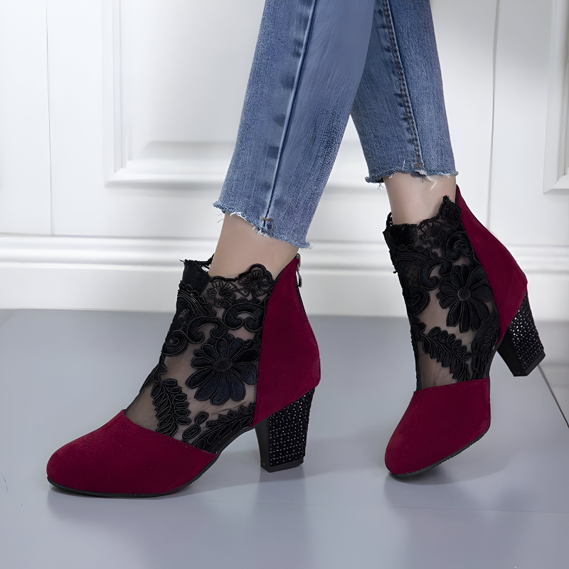 Elizaveta - Orthopedic Floral Pattern Shoes