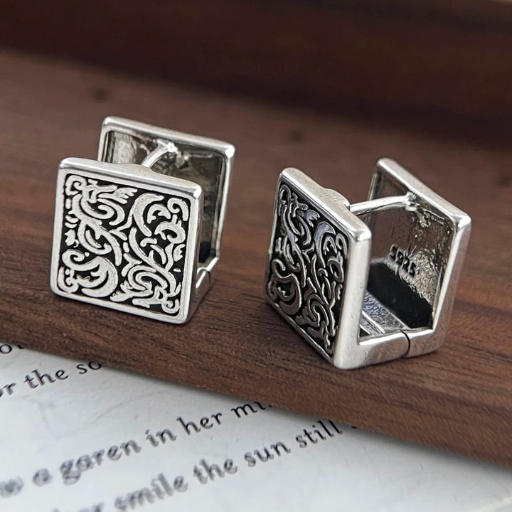 Mayani - Relic Sterling Silver Earrings