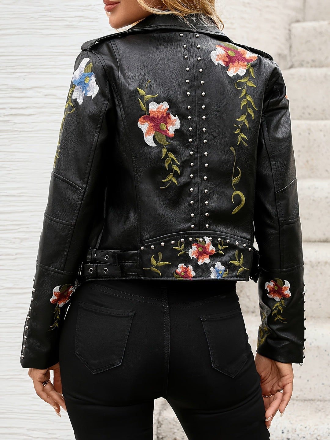 Kalisetta - Floral Print Short Jacket