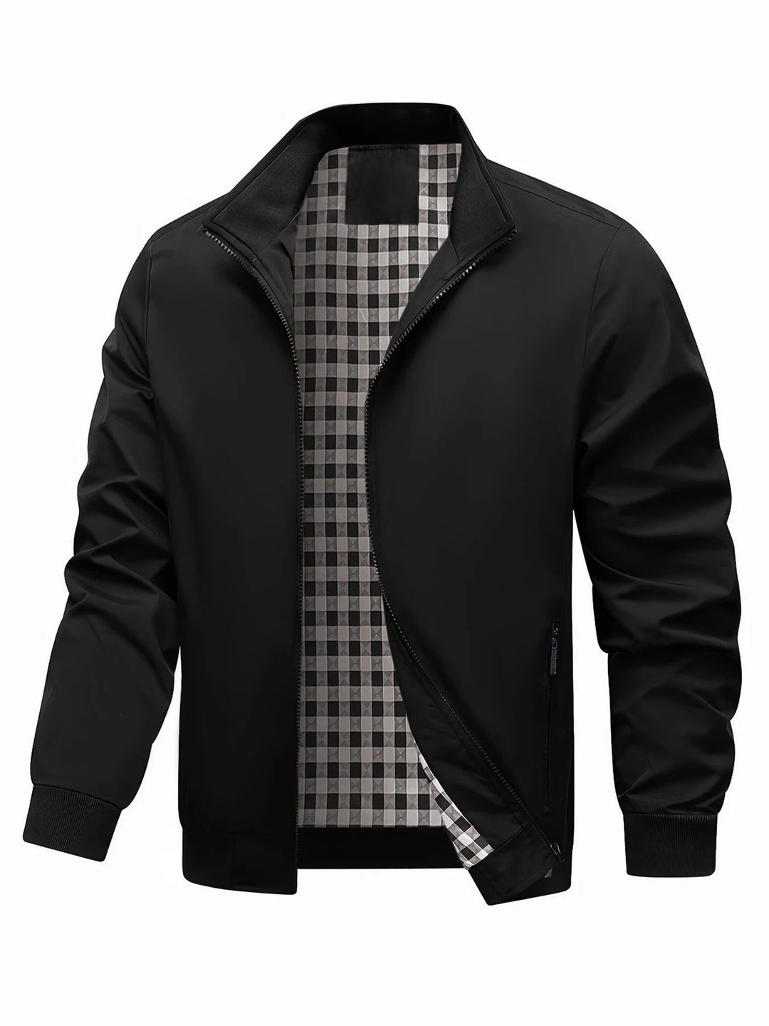 Charith - Casual Long Sleeve Jacket With Zipper