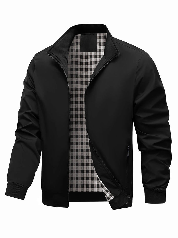 Charith - Casual Long Sleeve Jacket With Zipper