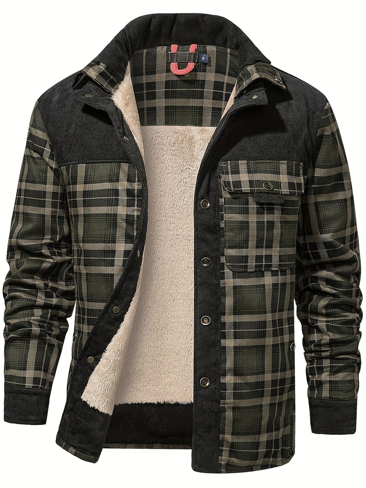 Novatrace - Casual Winter Plaid Jacket