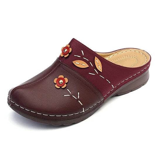 Janeth - Wedge Leather Sandal