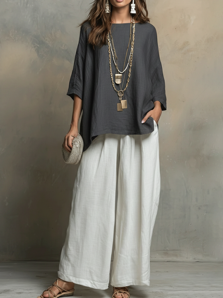 Belén - Linen Two Piece Set