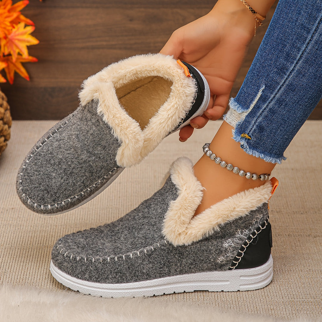 Asta - Casual Fleece Lined Slippers