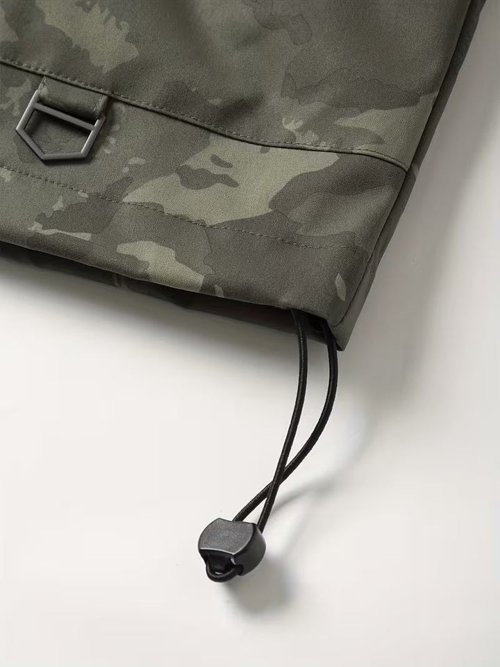 Prismspan - Camouflage Hooded Windbreaker Jacket