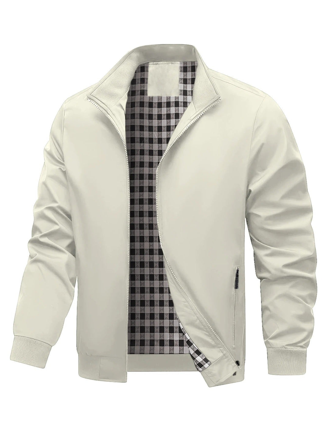 Charith - Casual Long Sleeve Jacket With Zipper