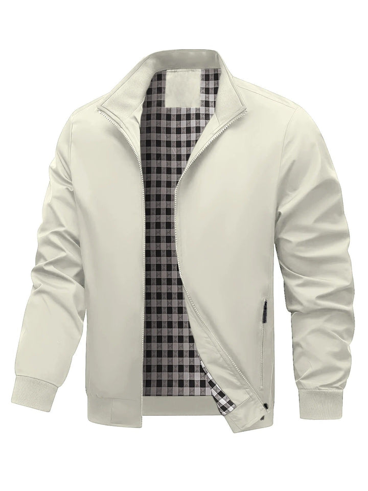 Charith - Casual Long Sleeve Jacket With Zipper
