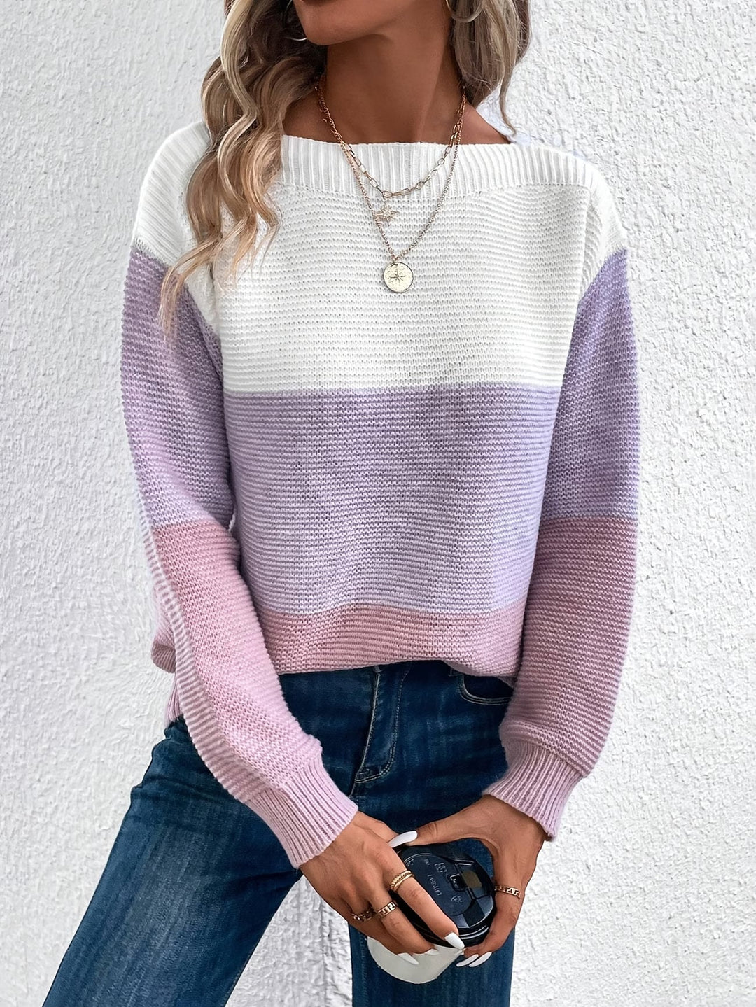 Althenuxa - Elegant Long Sleeve Sweater