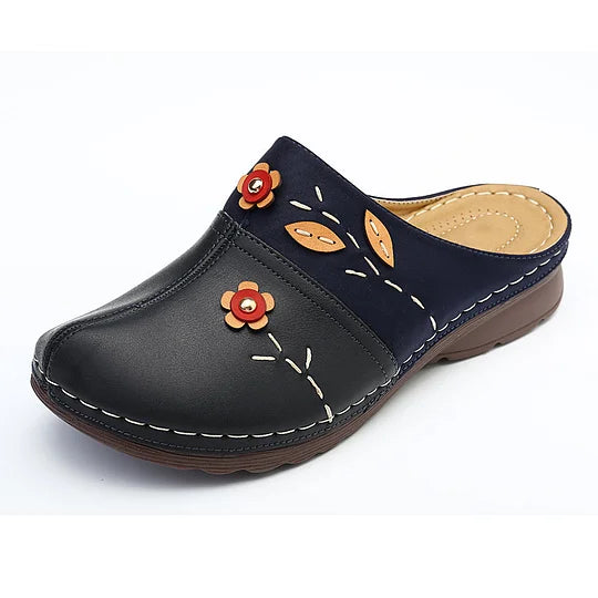 Janeth - Wedge Leather Sandal