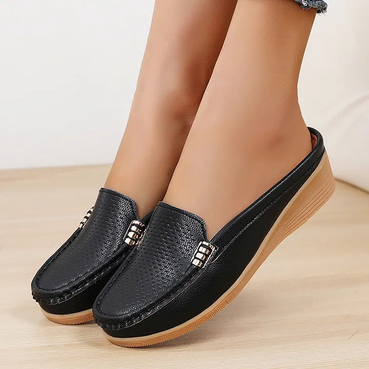 Morgani - Lightweight Leather Orthopedic Moccasins