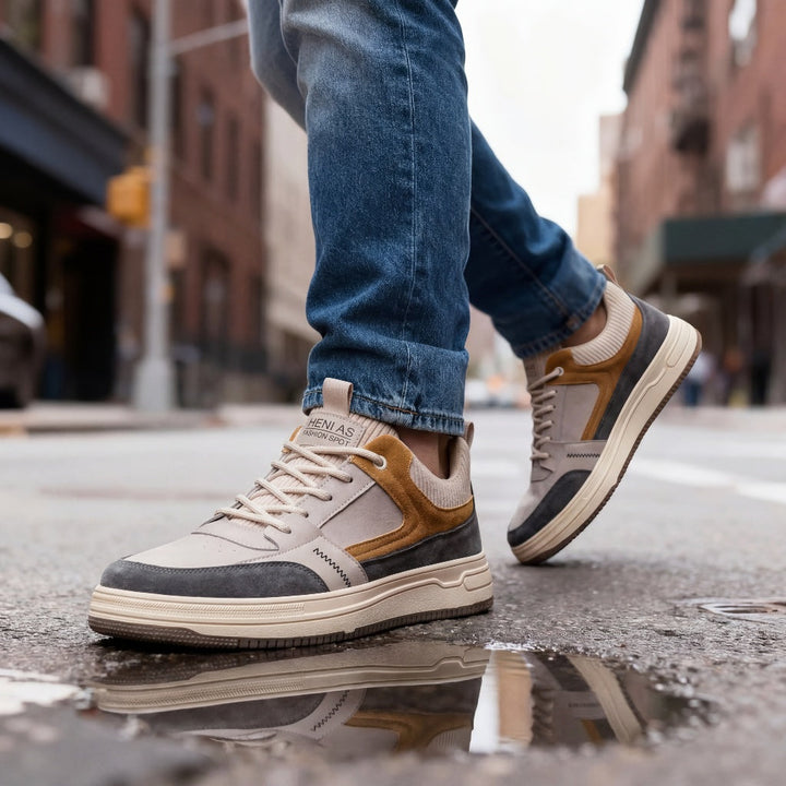 Garcia - Casual Lace-Up Sneakers