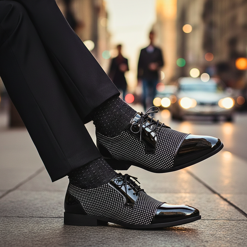 Dernard - Leather Lace-Up Shoes