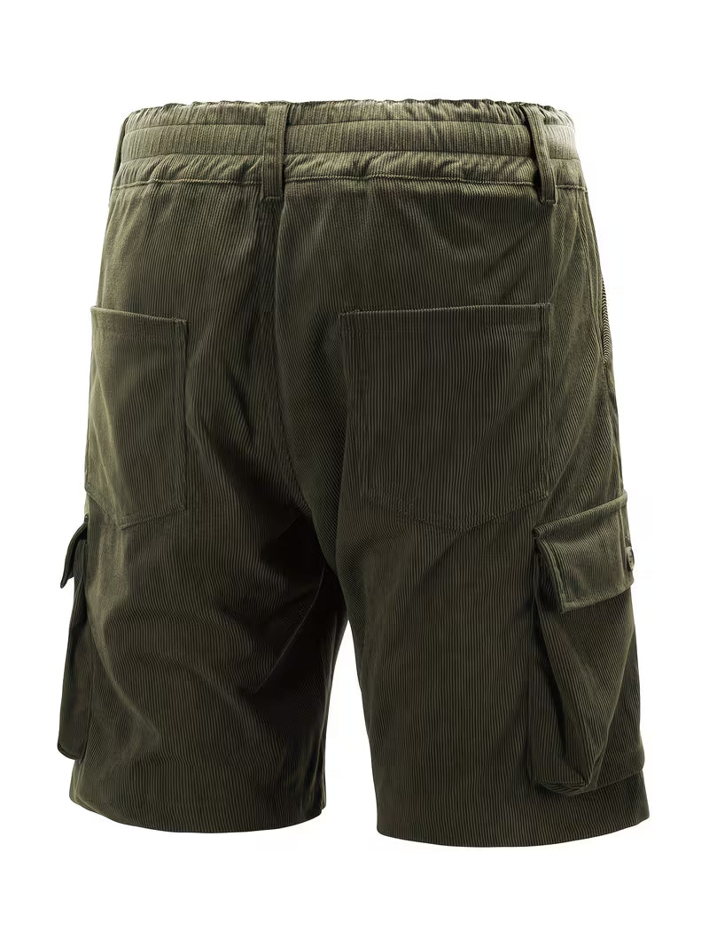 Jorit - Corduroy 3D Woven Cargo Shorts