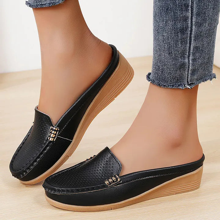Morgani - Lightweight Leather Orthopedic Moccasins