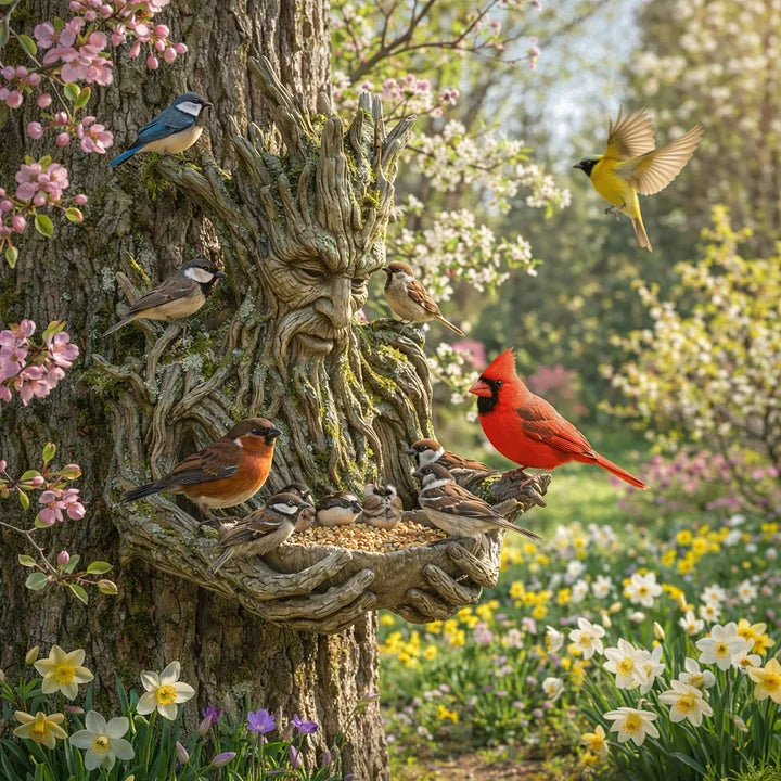 NatureHold - A Tree-Integrated Bird Feeding Sculpture