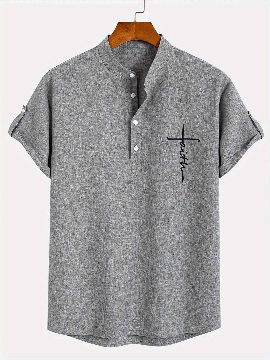 Samuelson - Elegant Short Sleeve Shirt With Collar
