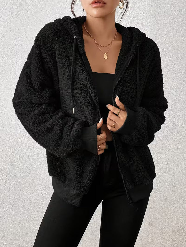 Svevia - Casual Hooded Warm Furry Jacket