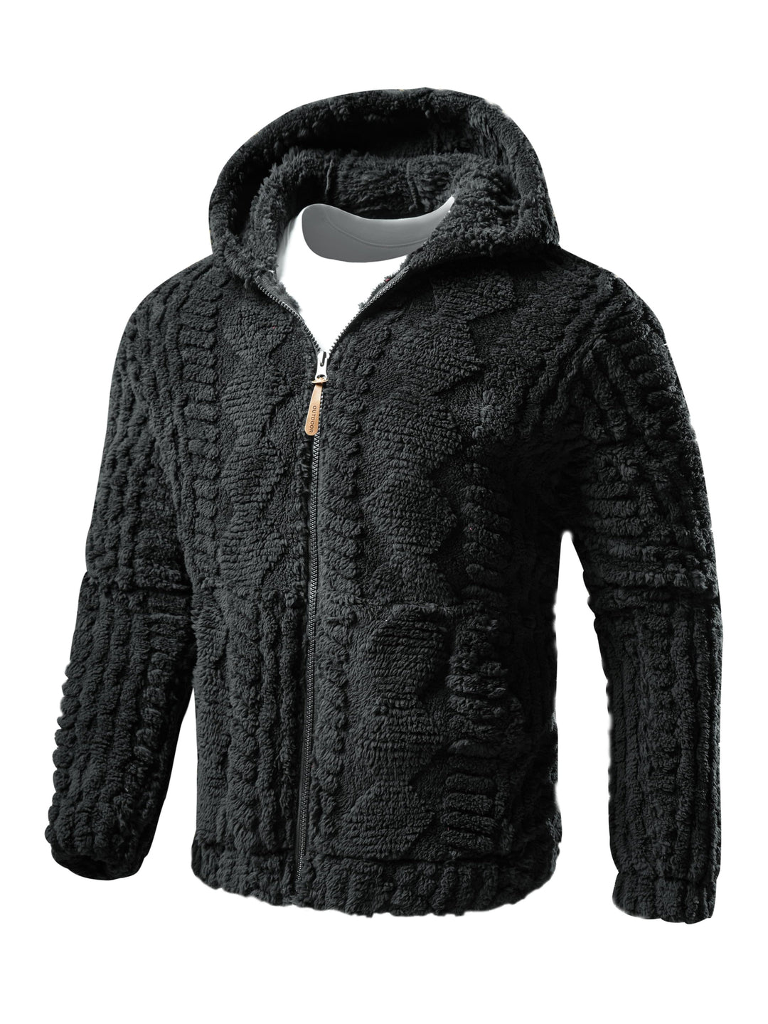 Stratosspan - Long Sleeve Hooded Jacket With Zipper