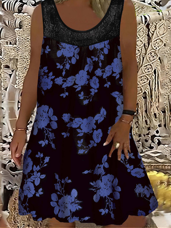 Samudri - Loose Sleeveless Maxi Dress With Round Neck