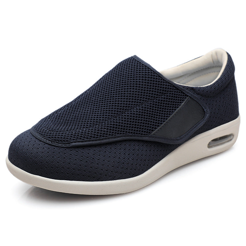 Isolenna - Mesh Shoes With Wide Strap and Thick Sole