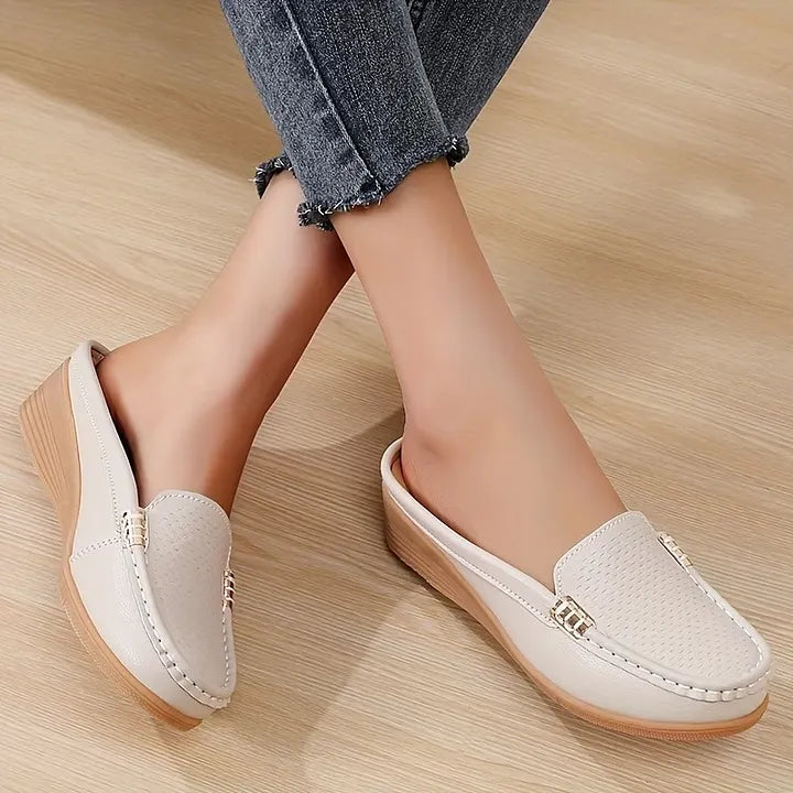 Morgani - Lightweight Leather Orthopedic Moccasins