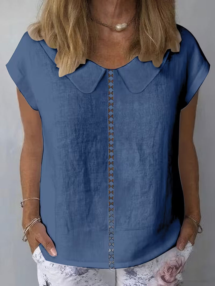 Avielle - Short Sleeve Top With Cutout Front