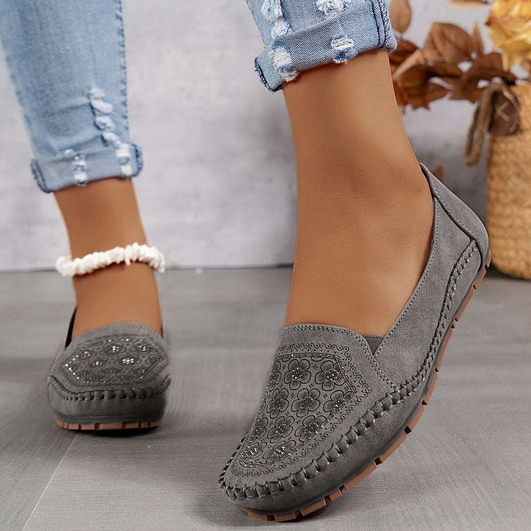Lyrissa - Comfortable Stitched Shoes