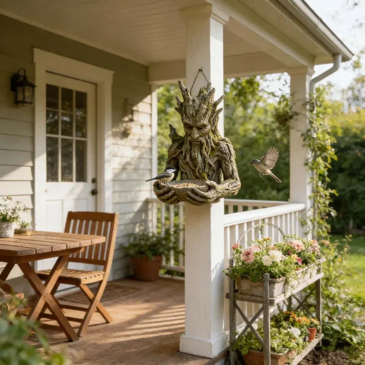 NatureHold - A Tree-Integrated Bird Feeding Sculpture