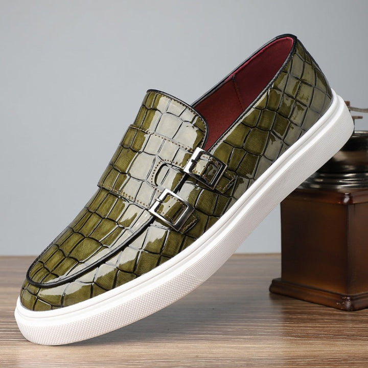Valik - Crocodile Pattern Loafer