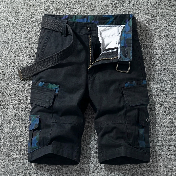Hedan - Cargo Shorts With A Belt