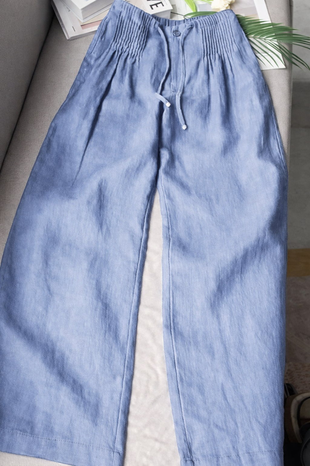 Kuupik -  Linen Wide Leg Pant