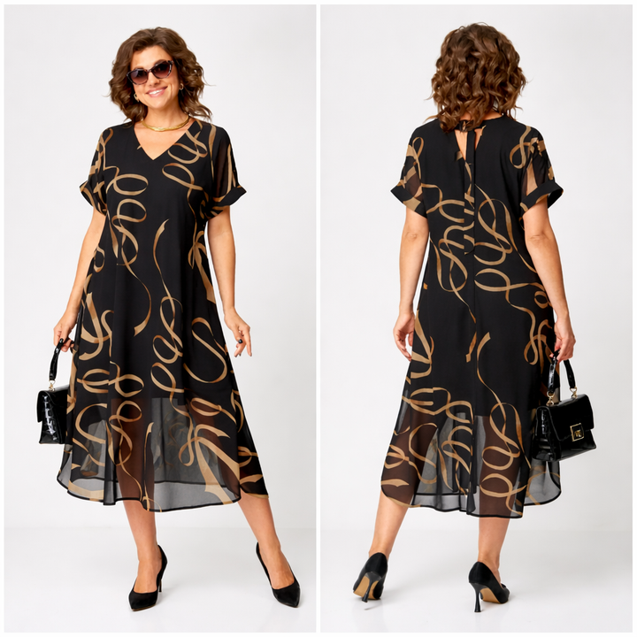 Pavla - Elegant Short Sleeve Dress