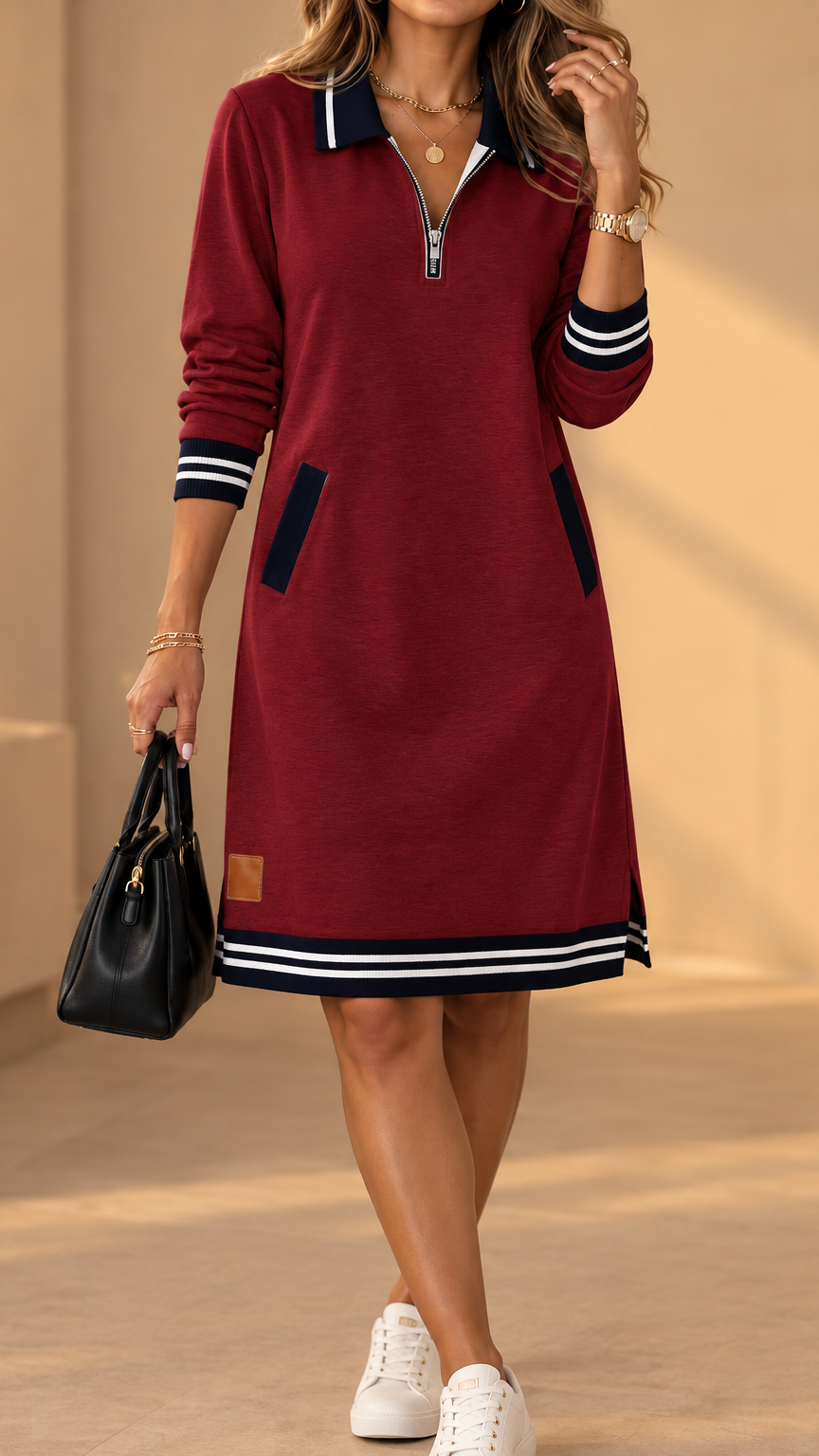 Gwenette - Elegant Polo Dress