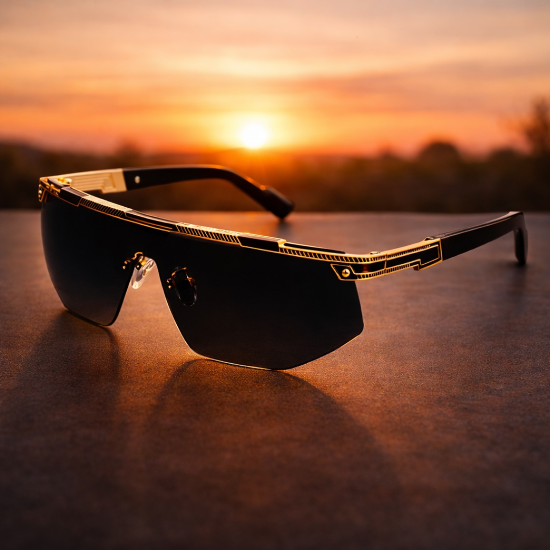 GlareVibe - Rimless Irregular Sunglasses