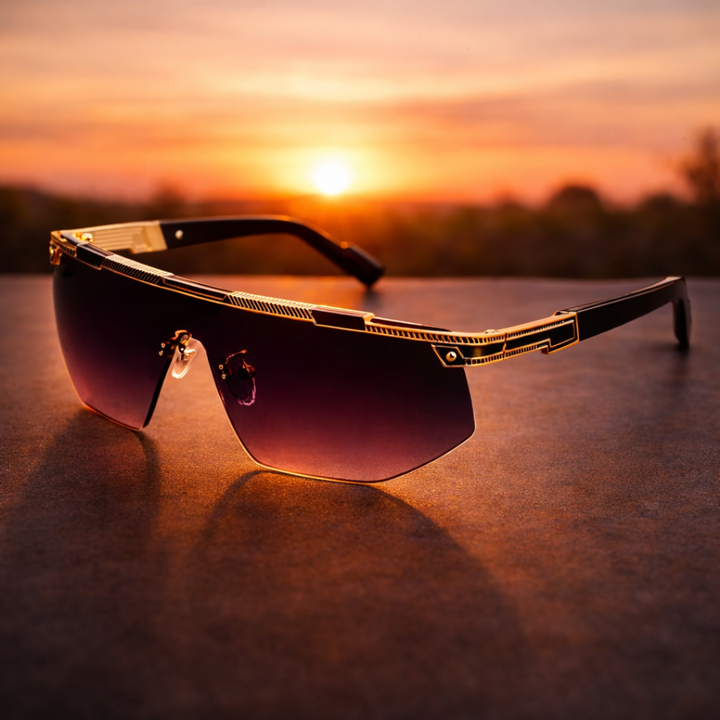GlareVibe - Rimless Irregular Sunglasses