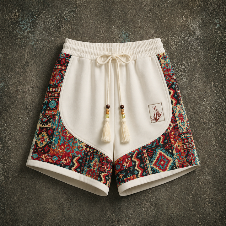 Haren - Boho Inspired Shorts With Elastic Waist