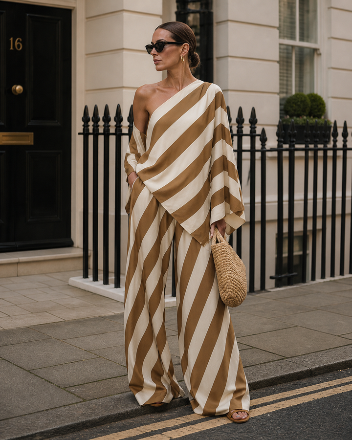 Franni - Luxe Striped Co-Ord Set