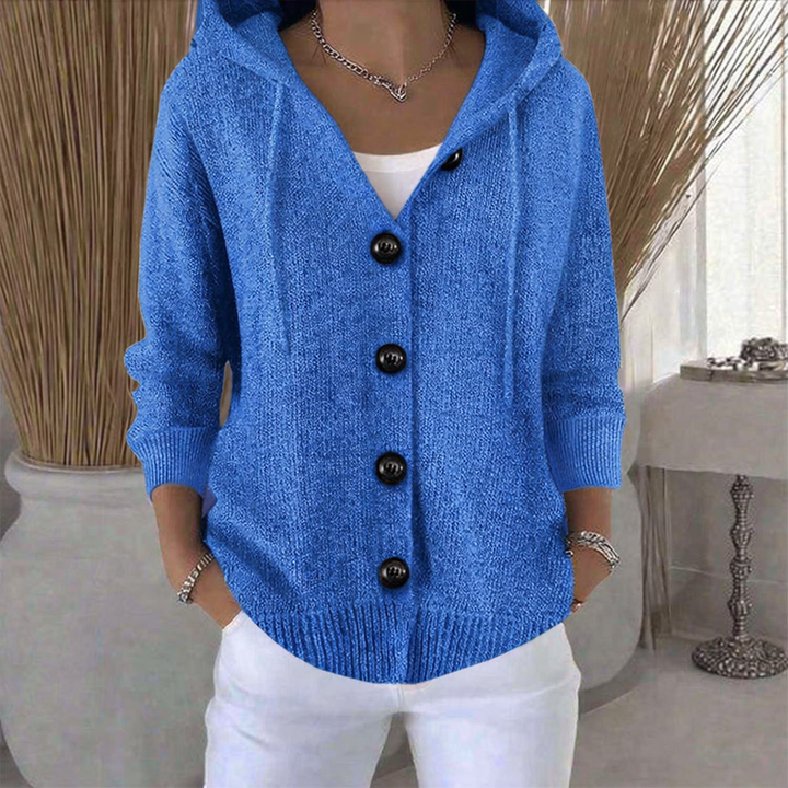 Kumari - Long Sleeved Cardigan Jacket With Button