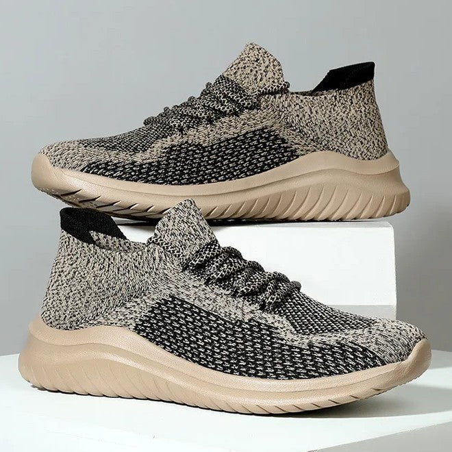 Draca - Breathable Knit Sneaker With Soft Cushion Sole