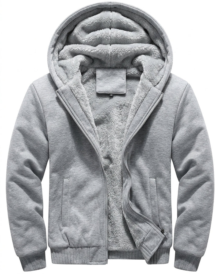 Neriis - Fleece Lined Hooded Zip-Up Jacket