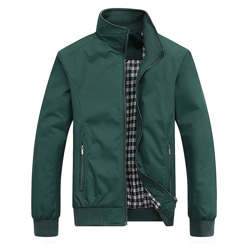 Malaj - Elegant Harrington Bomber Jacket