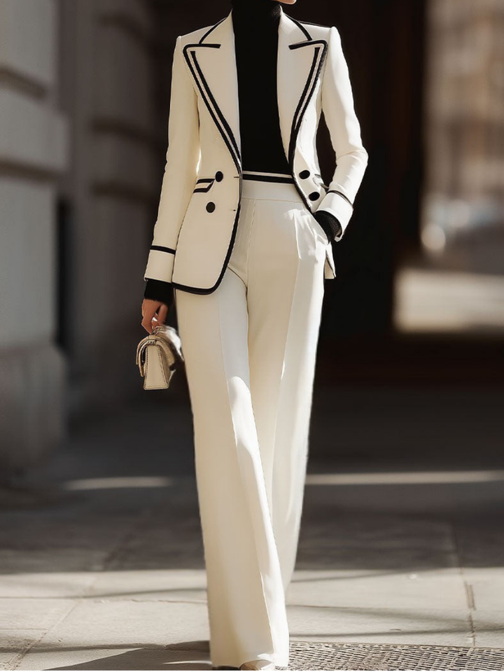 Kaushini - Wide Leg Two Peice Suit