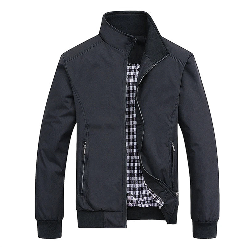 Malaj - Elegant Harrington Bomber Jacket