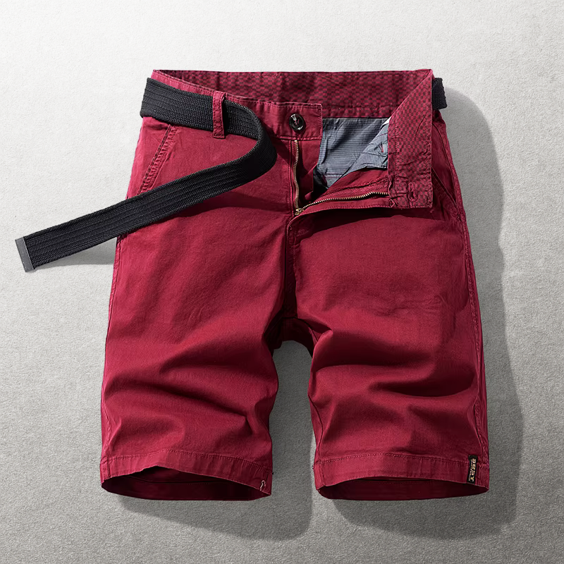 Heinen - Casual Shorts with Adjustable Web Belt