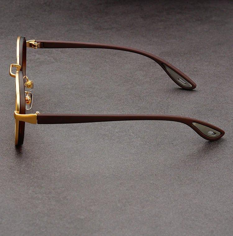 NoirGlow - Luxe Eclipse Circular Sunglasses