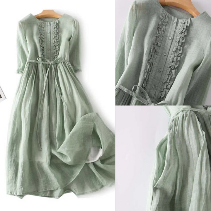 Lithumi - Linen Maxi Dress