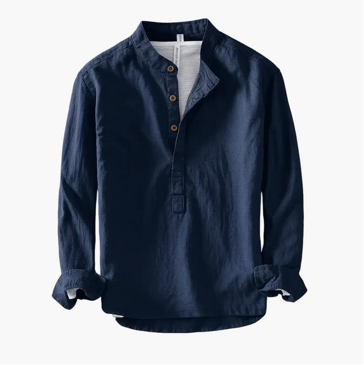 Fintan - Summer Shirt With Button Placket