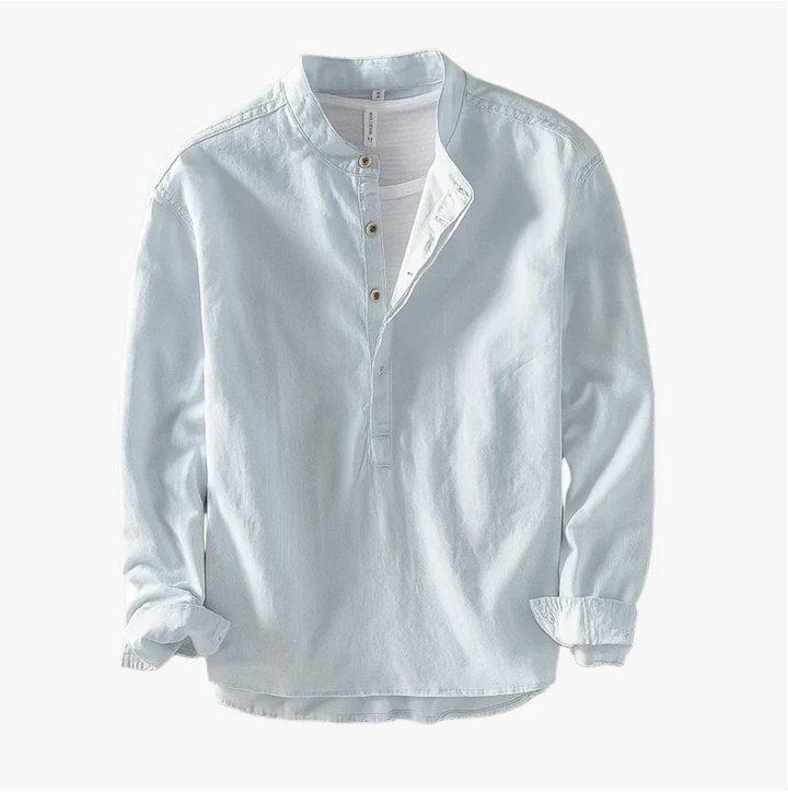 Fintan - Summer Shirt With Button Placket