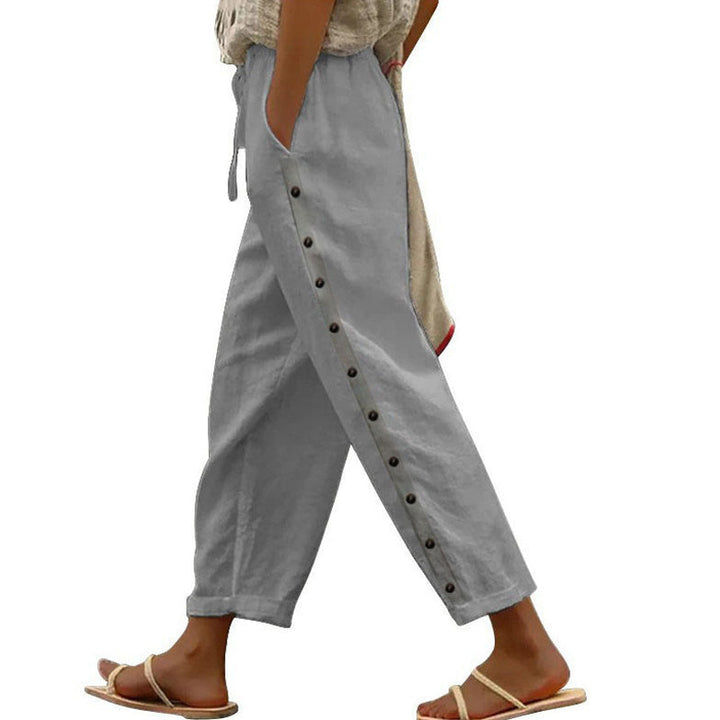 Mutandi - Casual Trouser With Stylish Button
